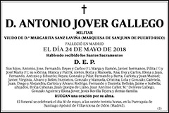 Antonio Jover Gallego